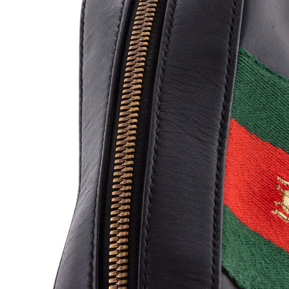 Gucci Bee Web Camera Bag Leather - Picture 6 of 7